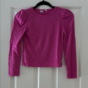 GAP Magenta Long Sleeve Tee for Kids